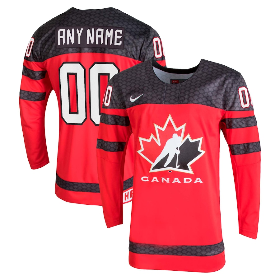 Men Nike Red Hockey Canada - Custom Replica NHL Jersey